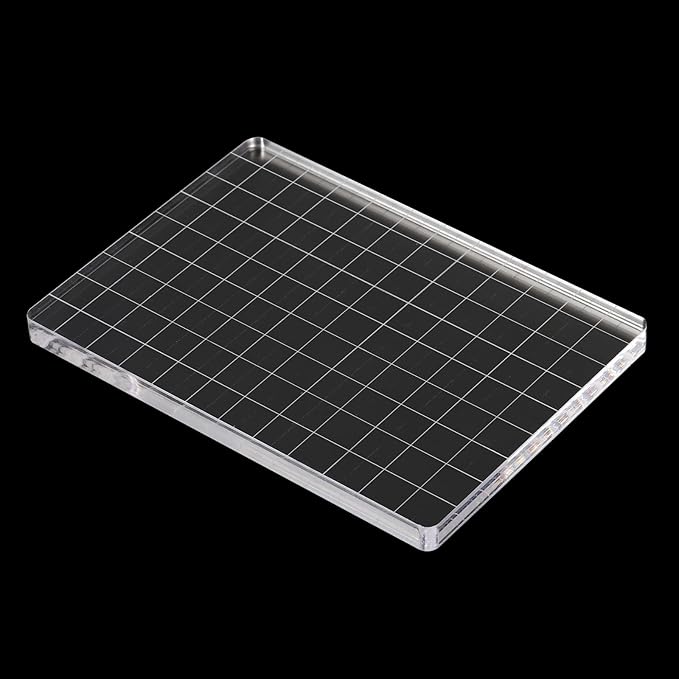 PATIKIL 5" x 3.5" Acrylic Stamp Block - Image 4