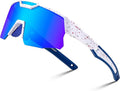 FEISEDY Kids Sunglasses Youth Baseball Sun Glasses, UV400 Sports Teens Cycling Shades for Boys Girls Age 8-16 B0048