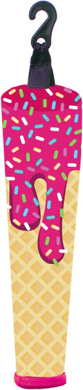 Handle Cover - Baseball Bat Cover Sleeve Protects Vehicle & Bat Grip - Batting Gloves & Helmet Companion with Zippered Hook - Softball Accessory