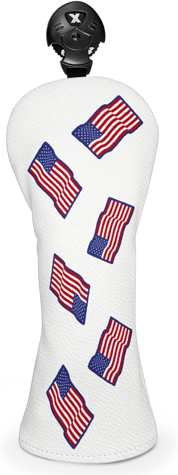 Golf Club Head Covers for Men Women, PU Leather Golf Headcover for Driver Fairway Wood and Hybrid, Funny Golf Accessories