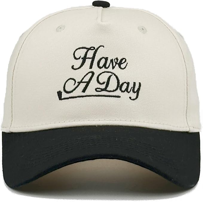 Embroidered Baseball Cap, Cotton Dad Hat, Fun & Heartfelt Stitching, Adjustable Casual Outdoor Hat for Men Women