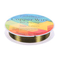 HARFINGTON 82ft Jewelry Wire, 32 Gauge Brass Craft Soft Metal Tarnish Resistant by HARFINGTON