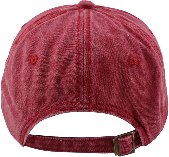 Barn Hair Don't Care Hat, Embroidered Adjustable Wash Cotton Baseball Cap, Horse Lovers Gifts for Women Men