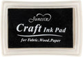 Black Ink Pad Finger Washable Kids Stamp Ink Pad by Ancwzoz