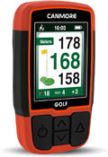 CANMORE Handheld Golf GPS HG200 - Water Resistant Full-Color Display with 41,000+ Essential Golf Course Data and Score Sheet - Free Courses Worldwide and Growing (Orange)