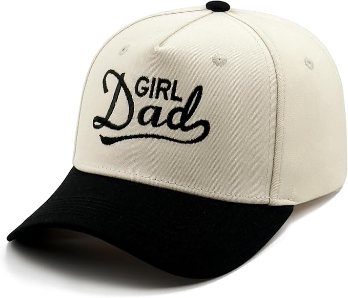 Embroidered Baseball Cap, Cotton Dad Hat, Fun & Heartfelt Stitching, Adjustable Casual Outdoor Hat for Men Women
