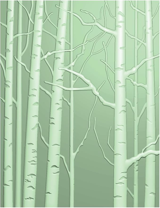 BAOFALI 3D Embossing Folder for Card Making Tree Trunk Pattern Plastic by BAOFALI
