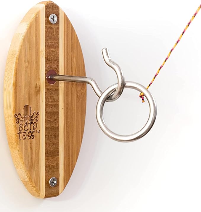 Hook and Ring Game Women and Man Cave Game Room Decor, Ring Game on a String - Image 8