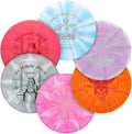 Westside Discs Origio Burst 6-Disc Golf Set - Beginner Disc Golf Discs for Men - 2X Drivers, 2X Fairway Driver, 1x Midrange & 1x Putter - Colors Will Vary