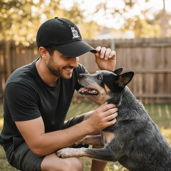 Pet Dog Lover Gifts,Embroidered Dog Baseball Hats for Men Women Dad Mom