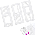 Handmade Flexible Record Template, Planner Stencil Set by MUADUTYY