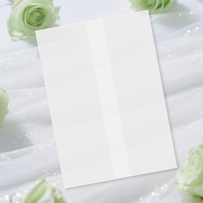 60 Pack Pre-Folded Vellum Jackets by Unknown