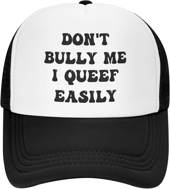 Funny Trucker Hat Funny Gag Gifts Snapback Hat for Adult Humor Fishing Cap Adjustable Mesh Sport Baseball Caps for Women Men