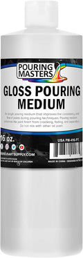 U.S. Art Supply Professional Gloss Pouring Medium 16oz by USArtSupply