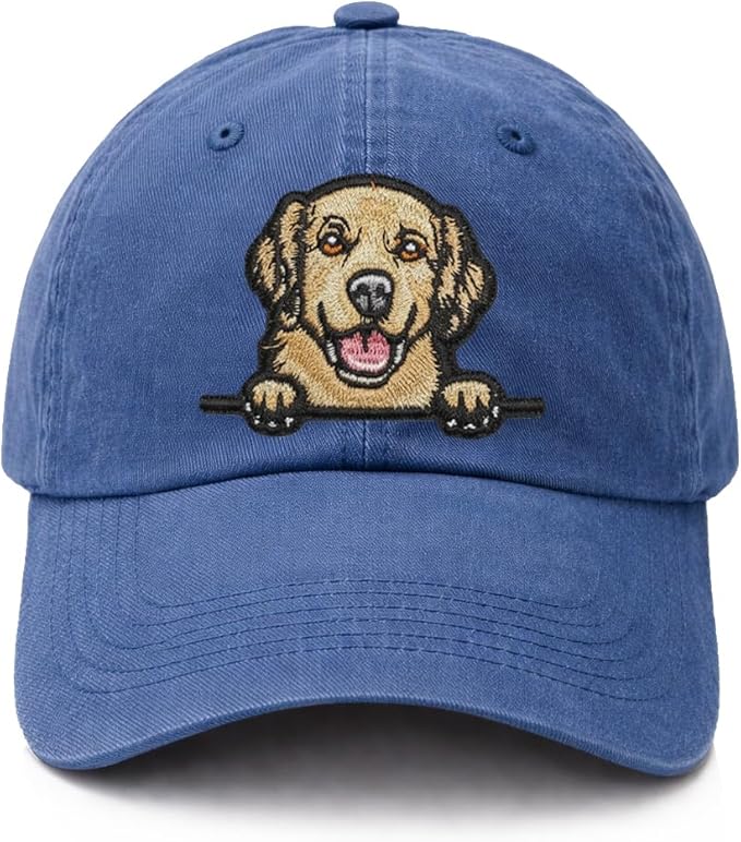 Pet Dog Lover Gifts,Embroidered Dog Baseball Hats for Men Women Dad Mom