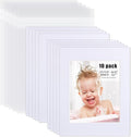 Egofine Pack of 10 White Mat Board Pre-Cut 8x10 Picture Mat by Egofine