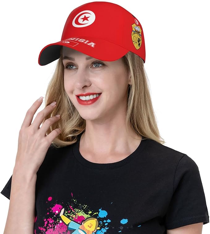 National Flags Baseball Cap for Men Women, Fashion Adjustable Sun Protection Visor Caps Trucker Hat Patriotic Caps