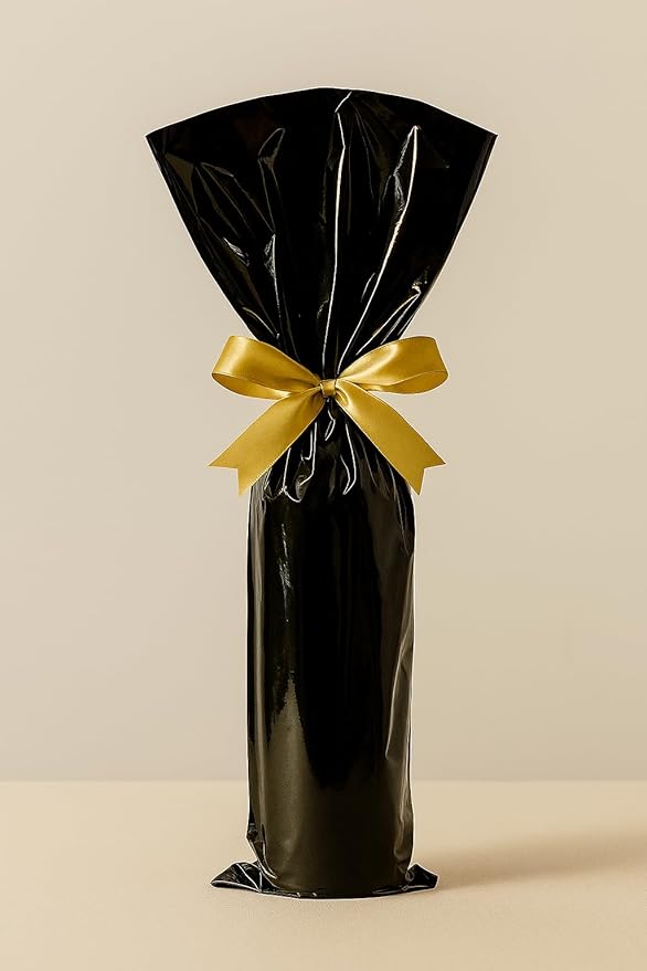 Anderson's Black Shiny Metallic PVC Roll: 47" x 100' Flame-Resistant Event Decor - Image 5