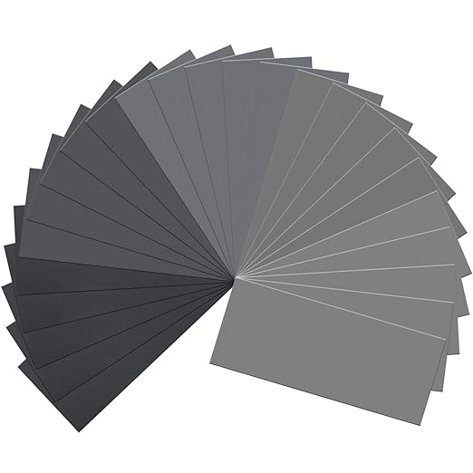 25PCS Sandpaper, Wet Dry Sandpaper, High Grit 1000 2000 3000 5000 7000 by LCubro