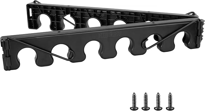 Hikeen Baseball Bat Rack Dugout Organizer Bat Holder for Storage 12 Bats, Foldable