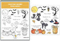 Halloween Clear Silicone stampReusable Stamp by YIXUAN