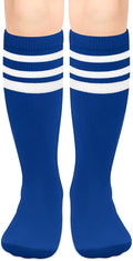 Olreco 1 Pack Toddler Kids Youth Soccer Socks Girls Boys Baseball Socks Youth Knee High Softball Football Accessories Cotton