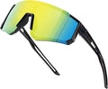 Fanshen Kids Baseball Sunglasses for Boys Girls Ages 3-12, Sports Polarized Youth Baseball Softball Sunglasses UV Protection
