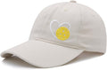 Pickleball Hat for Women Men, Adjustable Embroidered Heart Pickleball Baseball Cap