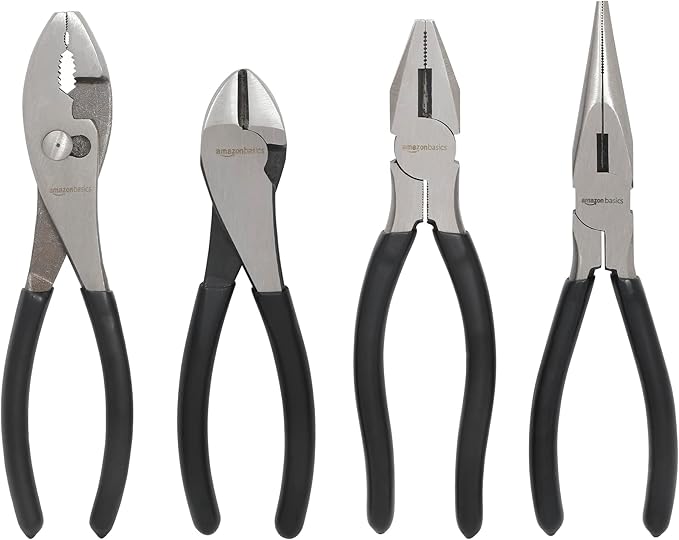Amazon Basics Pliers Set, Hand Tools by AmazonBasics