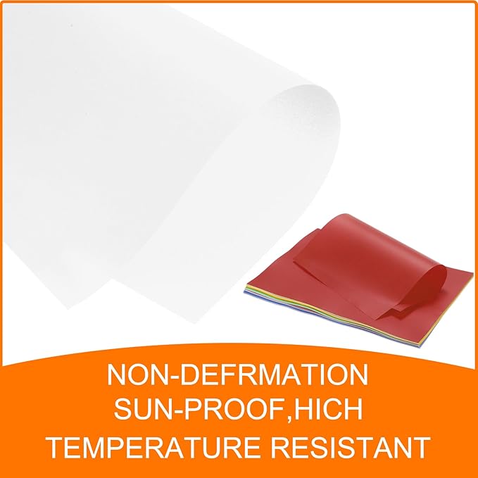 MECCANIXITY Colored Vellum Paper, 40 Sheet White Transparency 11.7 x 8.2 - Image 5