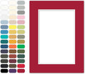 Poster Master Deep Red Matboard – 4-Ply Acid-Free Picture Mat Board by PosterMaster