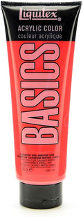 Liquitex BASICS Acrylic Paint, 250ml Tube, Cadmium Red Medium Hue by Liquitex