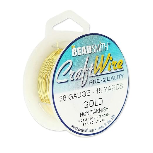 The Beadsmith Wire Elements Craft Wire – Tarnish Resistant, Soft Temper by TheBeadsmith