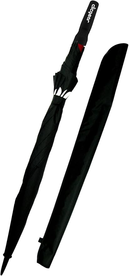 Clicgear Double-Canopy 68” Wind Resistant Umbrella for Sun and Rain