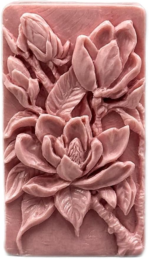 Magnolia Silicone Mold for SOAP Making, Resin and Other Crafts Flower - Image 4