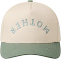 MIRMARU Two-Tone Vintage Canvas Trucker Hats for Men & Women, Adjustable Size Baseball Caps with Trendy Embroidered Design