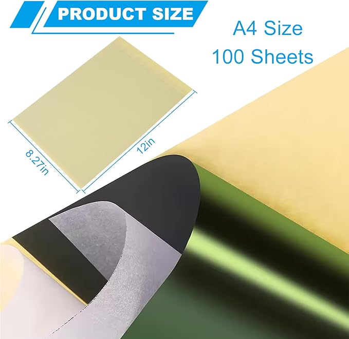 Tattoo Transfer Paper 100 Sheets, Thermal Stencil Paper - Image 2