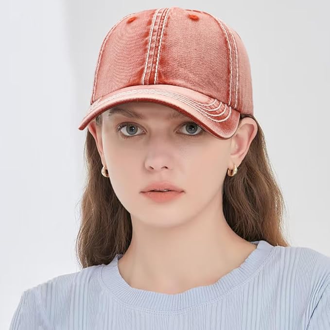 Baseball Cap Vintage Washed Hats Distressed Trucker Hat for Women Men