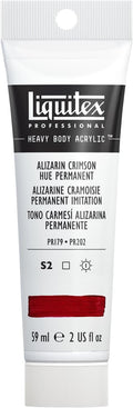 Liquitex Professional Heavy Body Acrylic Paint, 2-oz Tube, Alizarin Crimson Hue by Liquitex