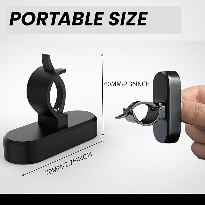 Magnetic Golf Holder Clip for Golf Cart, Stand Clip Hold 30-60 Rings, Golf Gifts for Golfers