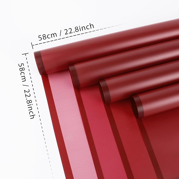 FUHITIM 20 Sheets Flower Wrapping Paper - Image 2