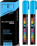 SILENART Blue Chalk Markers 2 Pack by SILENART-THEARTOFSILENCE