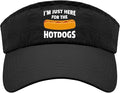 I'm JUST HERE for The Hotdogs Hats for Men Baseball Caps Trendy Washed Workout Hats Light Weight