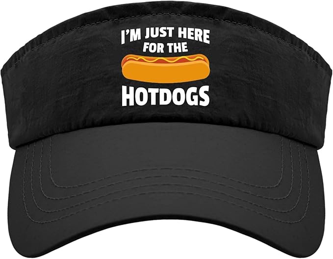 I'm JUST HERE for The Hotdogs Hats for Men Baseball Caps Trendy Washed Workout Hats Light Weight