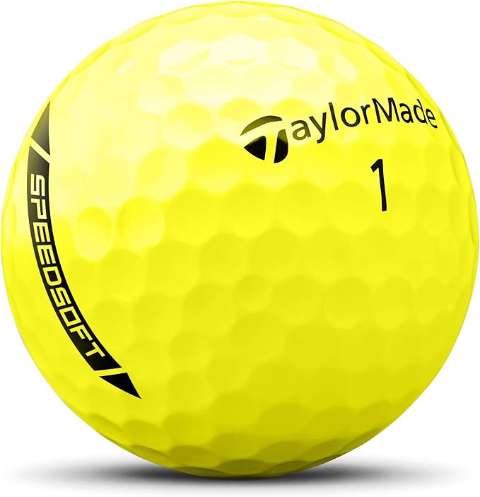 TaylorMade SpeedSoft Golf Balls, Maximum Distance with Ultra-Soft Feel, Perfect for Off The Tee and Around The Green