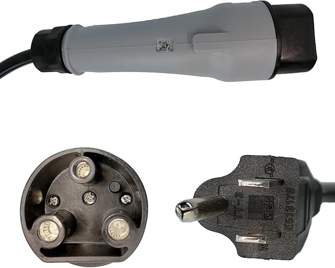 JOEEGO Universal Charging Power Cord Assembly Compatible with MadJax XSeries Storm, Star, Denago, Breezy EV Golf Cart, UL Listed, Replaces OEM# 2CR910 (8.2ft)
