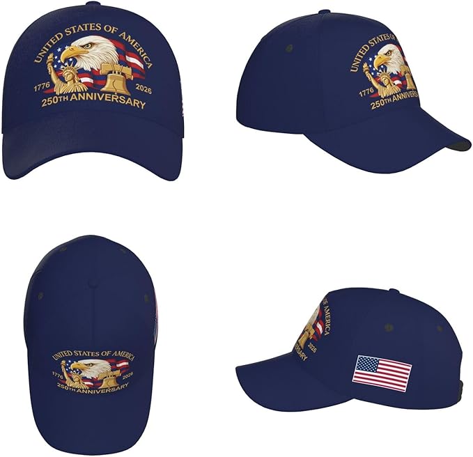 USA Flag Baseball Cap American Patriotic Trucker Hat Father Dad Mother Mom Adjustable Sportswear Hat for Men Women Adults