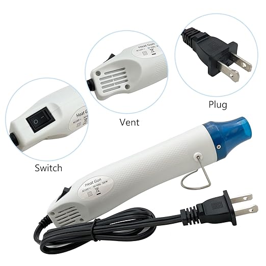 Mini Heat Gun, Portable Hot Air Gun Tool - Image 4