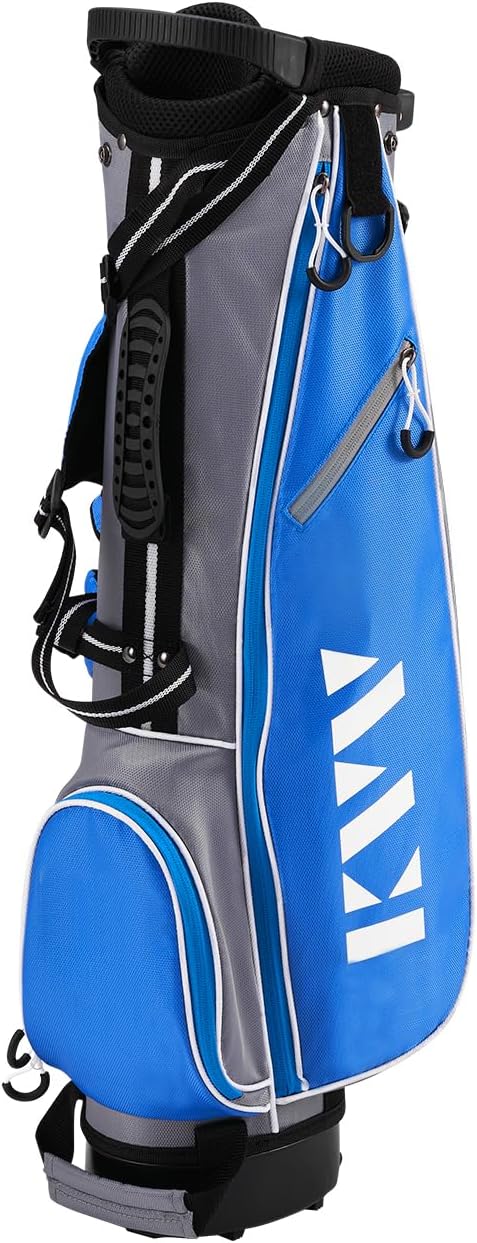 KVV Junior Golf Stand Bag, Lightweight Golf Stand Bag for Children Kids Ages 4-6/7-9/10-12