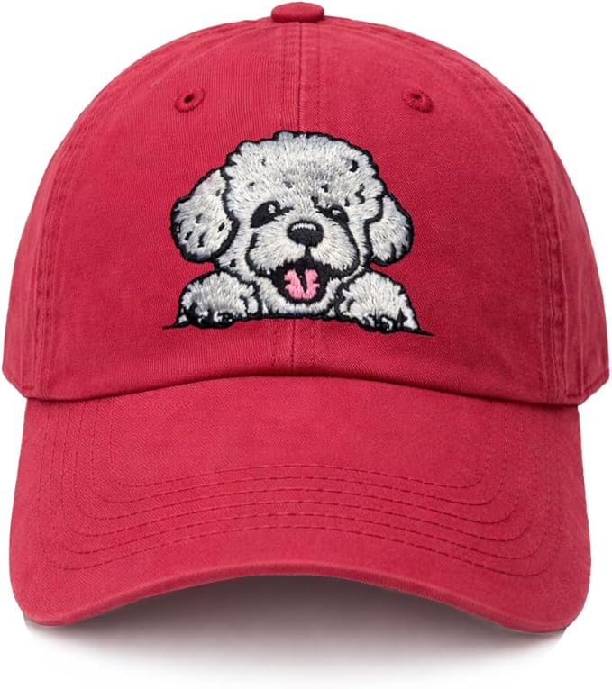 Pet Dog Lover Gifts,Embroidered Dog Baseball Hats for Men Women Dad Mom